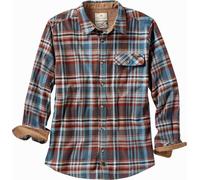 Legendary Whitetails Camicia da uomo in flanella Buck Camp, a quadri, casual, a maniche lunghe con bottoni, polsini in velluto a coste, XL Alti