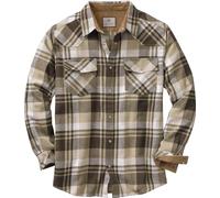 Legendary Whitetails Camicia da Uomo in Flanella Stile Western, con Bottoni