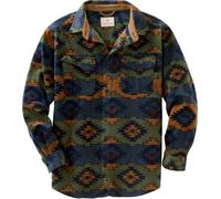 Legendary Whitetails Navigator Fleece Button Up Shirt Camicia Down, Cresta Asfalto, XL Uomo