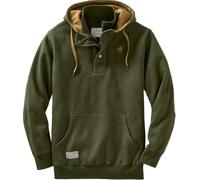 Legendary Whitetails Felpa con Cappuccio da Uomo Tough as Buck 1/4 Zip Action
