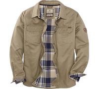 Legendary Whitetails Journeyman, Giacca a Camicia da Uomo, Foderata in Flanella, Impermeabile, Resistente, Autunnale, 5X-Large Grande
