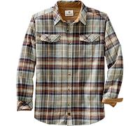 Legendary Whitetails Legendary Flannel Shirt Camicia Button-Down, Sequoia Sky Plaid, XXL Uomo