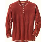 Legendary Whitetails Maverick Slub Henley-Maglietta, Barnwood, M Uomo