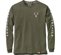 Legendary Whitetails Men's Non-Typical Long Sleeve T-Shirt, Army, X-Large