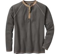 Legendary Whitetails Reclusa Henley Maniche Lunghe, Carbone, XL Uomo