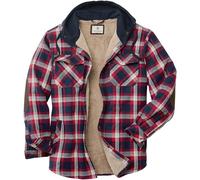 Legendary Whitetails Uomo Camp Night Berber Foderato con Cappuccio Flanella Manica Lunga