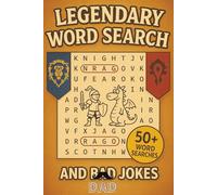 Legendary WoWHeroes Word Search & Dad Jokes: 55 Puzzles and Hilarious Jokes | 6×9 in, 110 Pages | Great Gift for WoW Fans, Travelers & Puzzle Lovers