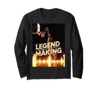 Légende en devenir : Graphique Dunk intrépide Basket-Ball Maglia a Manica