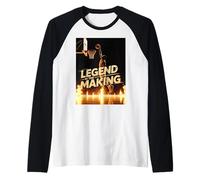 Légende en devenir : Graphique Dunk intrépide Basket-Ball Maglia con Maniche Raglan