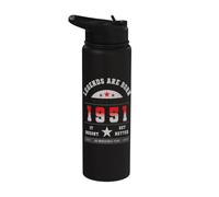 Legends Are Born 1951 It Doesn't Get Better Vintage Design Stainless Steel Insulated Water Bottle