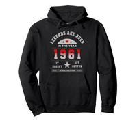 Legends Are Born in The Year 1961 It Doesn't Get Better Felpa con Cappuccio