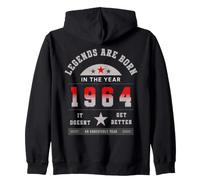 Legends Are Born in The Year 1964 It Doesn't Get Better Felpa con Cappuccio