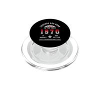 Legends Are Born In The Year 1970 Compleanno Vintage 70 PopSockets PopGrip per MagSafe