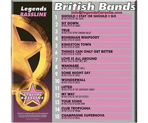 LEGENDS BASSLINE CDG #09 KARAOKE - 80's British Bands Hits