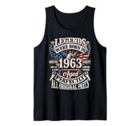 Legends Born in 1963 Vintage Patriotic Eagle 63rd Birthday Canotta