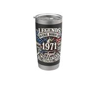 Legends Born In 1971 Vintage Patriotic Eagle 55th Birthday Bicchiere termico in acciaio inox doppia parete