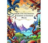 Legends in Ink: Una Aventura de Colorear con Criaturas Míticas