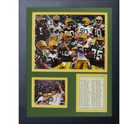 Legends Never Die 2010 Green bay Packers Championship Framed Photo Collage, 11 x 35,6 cm