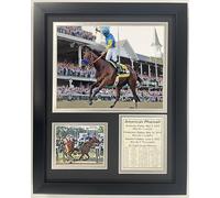 Legends Never Die American Pharaoh 2015 Triple Crown Winner - Collage Fotografico incorniciato, 28 x 35 cm