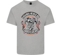 Legends Never Die Biker Motorbike Uomo Cotone T-Shirt Tee Top