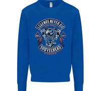 Legends Never Die Biker Motorbike Uomo Sweatshirt Jumper