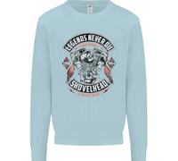 Legends Never Die Biker Motorbike Uomo Sweatshirt Jumper
