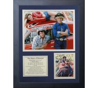 Legends Never Die Dukes of Hazzard General Lee - Collage fotografico incorniciato, 27,9 x 35,5 cm