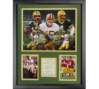 Legends Never Die Green Bay Packers - Packer Quarteracks Framed photo collage, 40,6 x 50,8 cm
