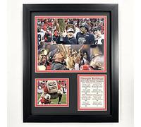 Legends Never Die, Inc. Georgia Bulldogs | Campioni nazionali Back to Back | 2021-2022 UGA Football | Collage fotografico incorniciato da 12 "x15 sotto vetro