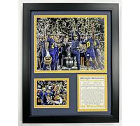 Legends Never Die, Inc. University of Michigan Wolverines Football | Campioni nazionali CFP 2023 | Collage fotografici doppi opachi incorniciati | (30,5 x 38,1 cm, podio)