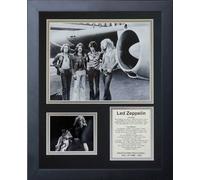 Legends Never Die LED Zeppelin Plane Framed Photo Collage, 11 x 35,6 cm