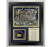 Legends Never Die Notre Dame Greats Framed Photo Collage, 11 da 35,6 cm