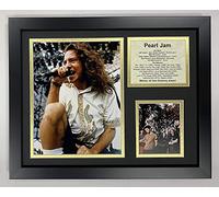 Legends Never Die Pearl Jam - Collage Fotografico incorniciato, 27,9 x 35,5 cm