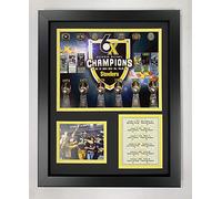 Legends Never Die Pittsburgh Steelers Super Bowl Championships - Collage con cornice, 28 x 45 cm