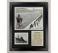 Legends Never Die Secretariat 1973 Triple Crown Winner Collectible | Collage Fotografico incorniciato da Parete, Decorazione Artistica da Parete - 30,5 x 38,1 cm