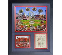 Legends Never Die St. Louis Cardinals World Series Rings And Championships - Cornice portafoto per Collage, 28 x 35 cm
