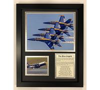 Legends Never Die US Navy Blue Angels - Cornice doppia opaca, 30,5 x 38,1 cm