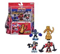 Legends of Akedo Beast Strike - Regolamento ufficiale Bite Strike Starter Pack - 3 mini guerrieri da combattimento con pezzo di allenamento e controller joystick esclusivo