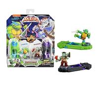 Figure da combattimento Teenage Mutant Ninja Turtles Legends of Akedo: Leonardo vs Rocksteady