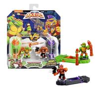Figure da combattimento Teenage Mutant Ninja Turtles Legends of Akedo: Michelangelo vs Evil Bepop