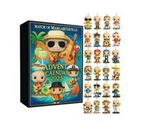 Legends of Rock & Metal Calendario dell'avvento 2025, calendario dell'Avvento ornamentale, calendario per conto alla rovescia di 24 giorni, con iconici personaggi musicali da collezione, regali per i