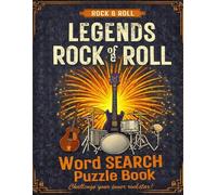 LEGENDS OF ROCK & ROLL Word Search Puzzle Book