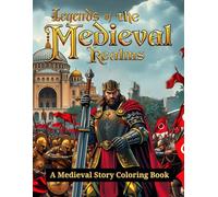 Legends of the Medieval Realms Coloring Book: Knights and heroes bring action-packed stories of medieval kingdoms to life.