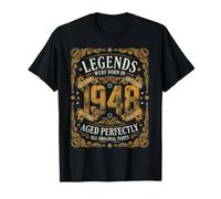 Legends Were Born in 1948, Regalo di Compleanno retrò per Uomini e Donne Maglietta