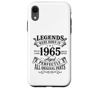 Legends Were Born In 1965 Aged Perfectly All Original Parts Custodia per iPhone XR