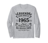 Legends Were Born in 1965 Aged Perfectly all Original Parts Maglia a Manica