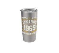 Legends Were Born In 1965, regalo di compleanno retrò per uomini e donne Bicchiere termico in acciaio inox doppia parete