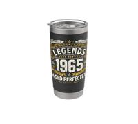 Legends Were Born In 1965, regalo di compleanno retrò per uomini e donne Bicchiere termico in acciaio inox doppia parete