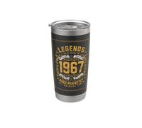 Legends Were Born In 1967, regalo di compleanno retrò per uomini e donne Bicchiere termico in acciaio inox doppia parete