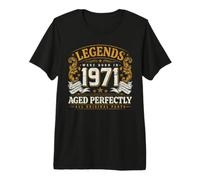Legends Were Born in 1971, Regalo di Compleanno retrò per Uomini e Donne Maglietta Premium